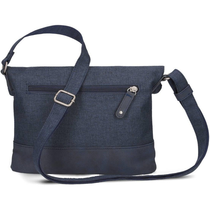 Жіноча сумка-месенджер Zwei Olli OT6 Rolltop, водовідштовхуюча крос-боді сумка через плече, 2.4 л, двоколірна (Navy)