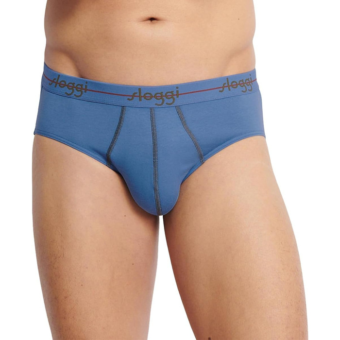 Sloggi 6 шт. чоловіча труси Start - труси-сліп, бавовна, дихаюча тканина (L, синій/зелений)