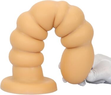 Анальний масажер Yasexx Giant з присоскою та стимулятором G-точки. Великий анальний дилатор для чоловіків та жінок