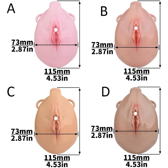 Кафес для пениса Jomyu з 4 кільцями для пениса, ремінь для пениса, SM-кафес, сліпучий одяг, сексуальна іграшка (колір м'яса)