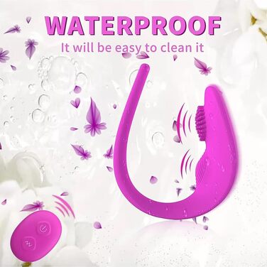 Вібратор Guspiun Ultradünn Butterfly для жінок, портативний, 7 режимів, керування дистанційно, міні-іграшка для дорослих