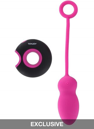 Toyjoy Caresse Embrace II: Вібраційний яйцеподібний масажер з дистанційним керуванням, фіолетовий (1 шт.)