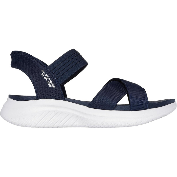 Жіночі сандалії Skechers Ultra Flex 3.0 Never Netter Hands Free Slip-ins, темно-сині (Navy), розмір 38 EU