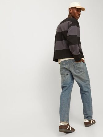Чоловічі джинси Jack & Jones JJIEDDIE JJORIGINAL MF 710 NOOS, вільний крій (Loose Fit), синій денім, розмір 28W/34L