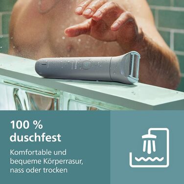 Тример для тіла та інтимних зон Philips Bodygroom Series 3000 BG3480/15, водонепроникний, з системою захисту шкіри, 80 хв роботи