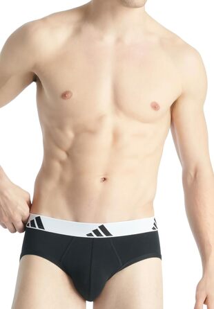 Труси чоловічі Adidas (3 шт. в упаковці) (XXL, чорний 006)