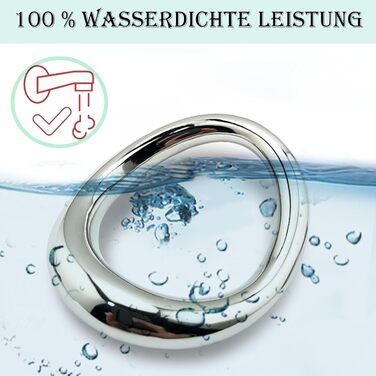 Кольце для статевого члена з вигнутою поверхнею (Eichelring) для чоловіків. Металеві кільця для статевого члена (маленькі, срібні)