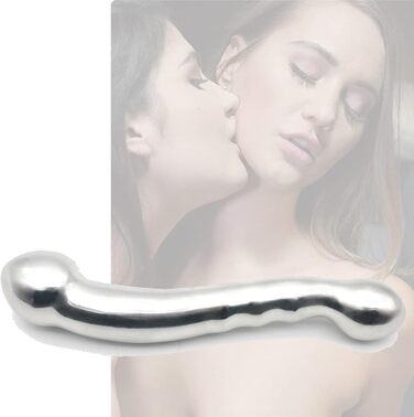 Анальний плуг TRQOYTU з нержавіючої сталі, подвійний наконечник для стимуляції простати та G-точки, мастурбація для чоловіків та жінок