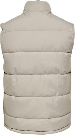 Чоловічий стібаний жилет Only & Sons Onsjake Quilted Vest Otw, сріблястий