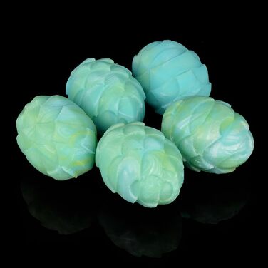 Секс-іграшка Liebeskugeln Alien Sporen Eier - 3 шт. з Platinum Silicone для стимуляції, діаметр 3,4 см, довжина 4,2 см