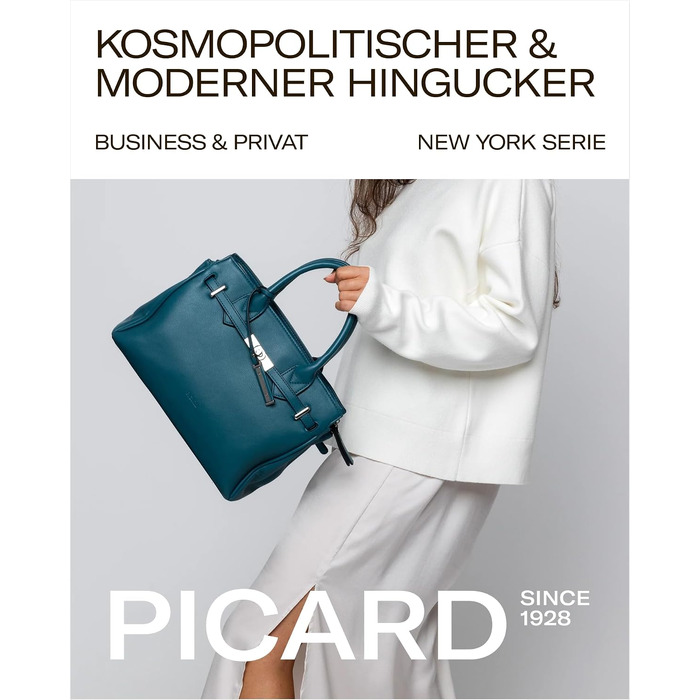 Жіноча сумка-шопер Picard New York, колір Petrol (бірюзовий)