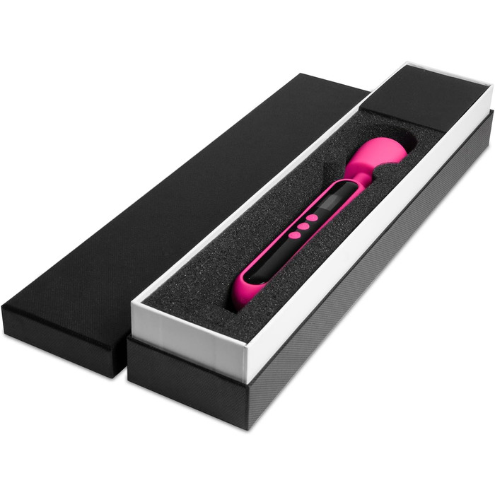 Вібратор 'THE ROCK XL' 23,5 см з дисплеєм - Масажер для жінок з преміум-силікону. Іграшки для дорослих, для пар, дildo, Magic Wand Pink