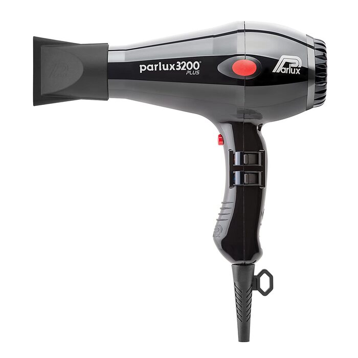 Професійний фен для волосся Parlux 3200 Plus Black для жінок та чоловіків, для догляду та стайлінгу, модель 995-36016