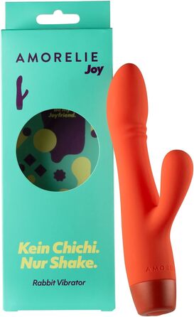 Вібратор AMORELIE Joy – Rabbit для жінок | Водостійкий, перезаряджається, силікон та ABS