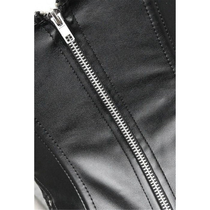 Корсетне плаття Grebrafan з мережива для пишних форм, чорне, розміри 36-38