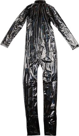 Комбінезон чоловічий з лакованої шкіри (PVC) Rubberfashion, цілісний, з довгим рукавом, кольоровий, 3D ефект, модель M