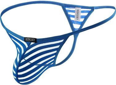 Слідки чоловічі iKingsky з прозорою сіткою, труси танга, бандаж, 4 штуки (XXL)