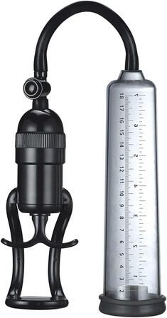 Вакуумна помпа для збільшення пеніса, ручна, з силіконовою трубкою та ручкою. Тренажер для ерекції, іграшка для чоловіків