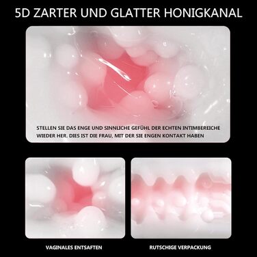 Електричний мастурбатор для чоловіків з 9-ю режимами, телескопічний, з 3D-реалістичним силіконом, стимулятор пеніса