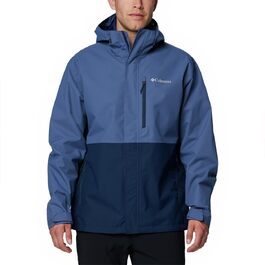 Чоловіча водонепроникна куртка Columbia Hikebound II, темно-сіра з синім (Dark Mountain/Collegiate Navy), розмір M