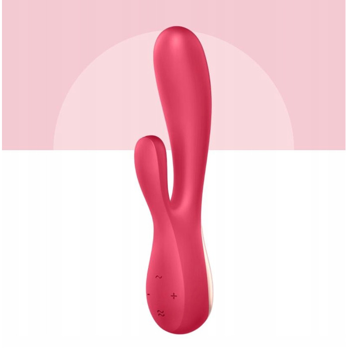 Вібратор для точки G Satisfyer, червоний, 19 см, силікон