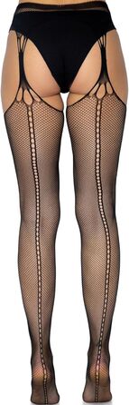 Чорні мереживні шкарпетки-стріжки Leg Avenue, універсальний розмір