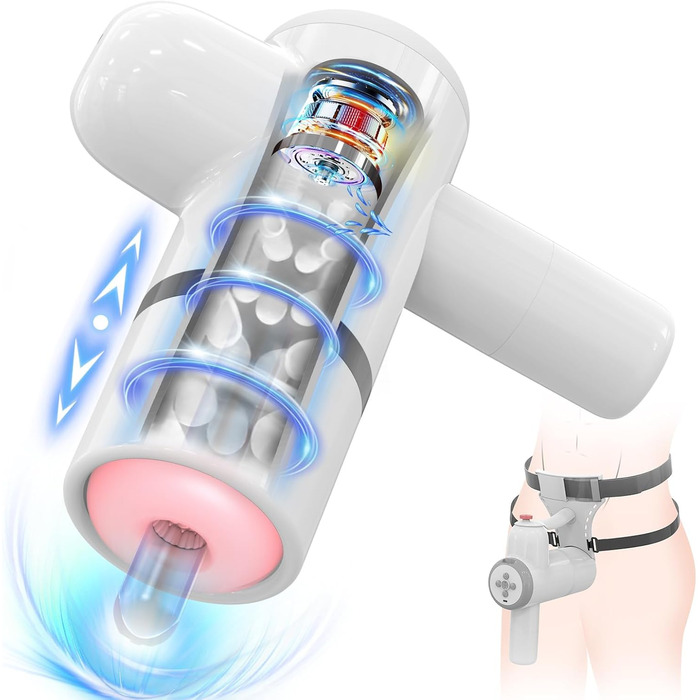 Електричний мастурбатор для чоловіків з пульта дистанційного керування, 8 режимів, Blowjob машина