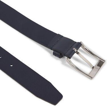 Чоловічий шкіряний ремінь Tommy Hilfiger NEW ALY, темно-синій, ширина 3.5 см, розмір 95