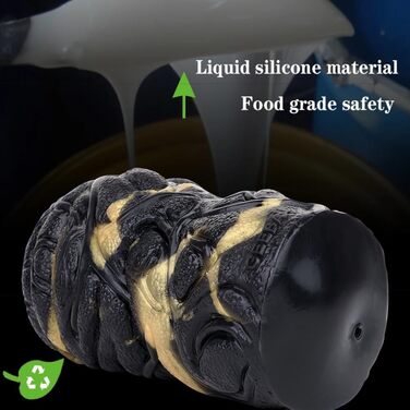 Вібраційний мастурбатор Lmgoc Tierserie з реалістичним дизайном, 10 режимів вібрації, силікон, для чоловіків