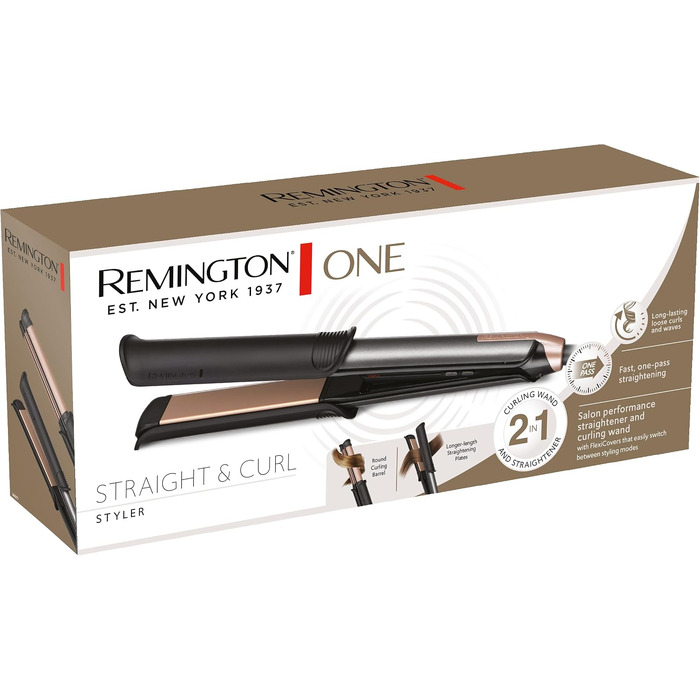Фен для волосся Remington ONE з іонізацією D6077, 8 режимів, 4 насадки (дифузори, концентратори), швидке сушіння