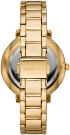 Жіночий годинник Michael Kors Pyper кварцовий, сталевий браслет, чорний з золотим кольором