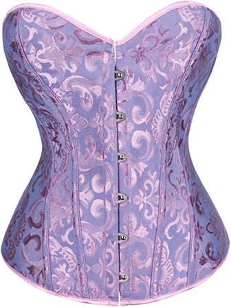 Корсаж CSKJ для жінок: корсет, топ, готика, вінтаж, принцеса, повний бюст, зручний, корсетна білизна, корсет, костюм вампіра, стимпанк, піратський костюм, весільна білизна, карнавал, свято. Колір: білий (доступні також синій)