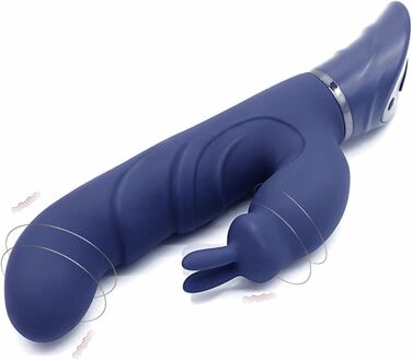 Вібратор для жінок Rabbit, стимулятор клітора та G-точки, з двома моторами, силіконовий дildo, 7 режимів, USB-зарядка, водонепроникний