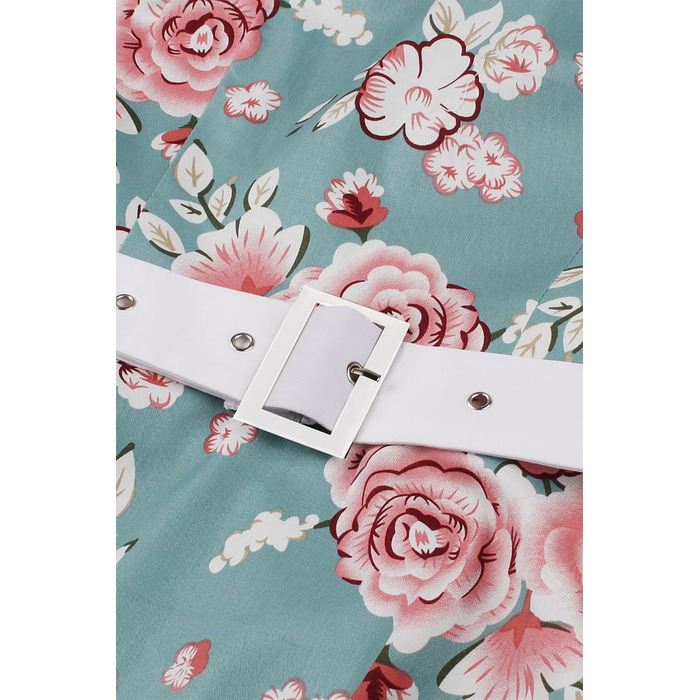 Сукня в стилі рокабіллі 50-х років AXOE з бавовни та поясом, розмір XXL