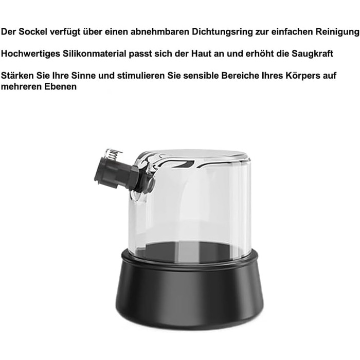 Набір для розтягування кавернозного тіла (Eichel Stretcher) з вакуумним насосом та манометром для чоловіків. Професійний набір для покращення ерекції та інтимного задоволення. 3 манжетки.