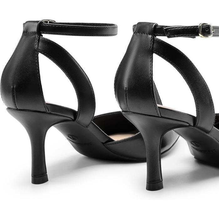 Жіночі туфлі-човники Dream Pairs з закритим носком, чорні, екошкіра (PU), розмір 39 EU