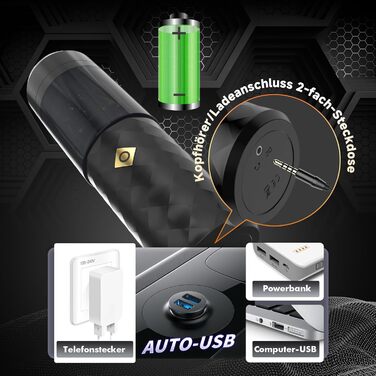 Іграшки для чоловіків: мастурбатор з 6 реалістичними голосами, 7 частотами, 4D текстурою, 380 вібрацій/хв, дискретна упаковка