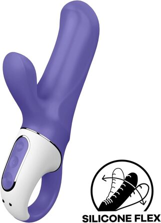 Вібратор Satisfyer Magic Bunny | Стимулятор G-точки та клітора | 12 режимів вібрації | Іграшка для дорослих | Водостійкий (IPX7) | Перезаряджається