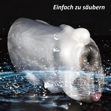 Масажер для чоловіків Guspiun 670g з реалістичним дизайном, 3D силікон, подвійний тунель, сексуальна іграшка для соло