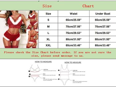Сексуальна жіноча нічна сорочка та комплект спідньої білизни з мереживом для святкування Різдва та Дня святого Валентина, універсальний розмір (158-lichav-i-rot, S)