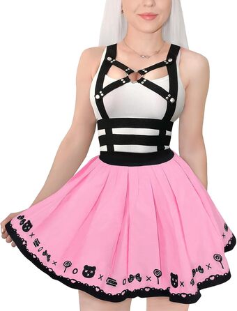 Комбінезон LittleForBig Overall для дорослих (4XL, Рожевий) - Bondage Bunny & Bear