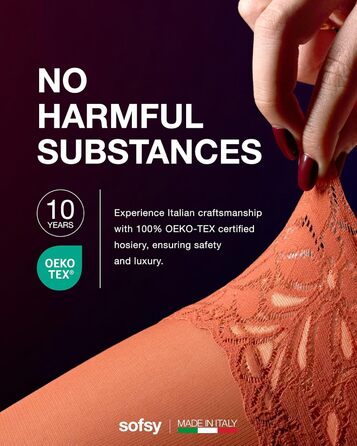 Чоловічі шкарпетки з мереживом Halterlose Spitze, 60 Den, еластичні, з силіконом, XXL, Burnt Orange (з Італії)