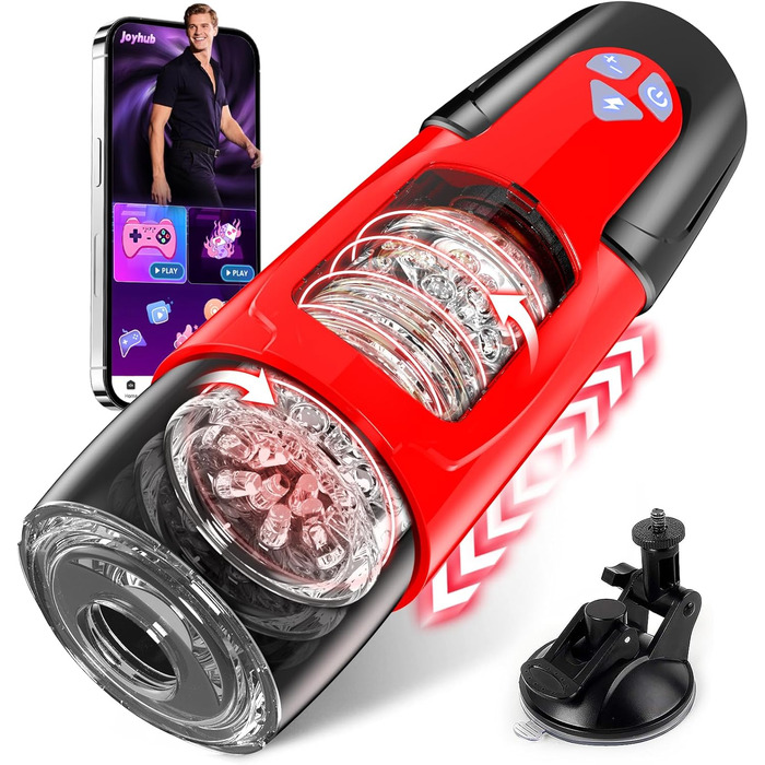 Мастурбатор для чоловіків Honeyexp з 7 режимами, телескопічною функцією та керуванням через додаток