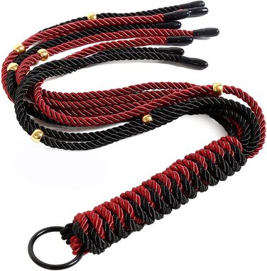 Набір для БДСМ: батіг з червоно-чорного плетіння, пензлики, для дорослих, секс-іграшки, бондж