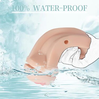 Масажер для чоловіків з 10 вібраціями та 2 режимами, 3D силікон, стимулятор пеніса