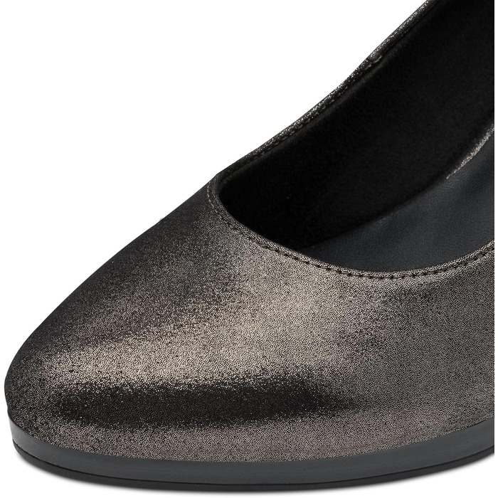 Жіночі туфлі-човники Tamaris Vegan Elegant, колір Pewter (сріблястий), розмір 38 EU