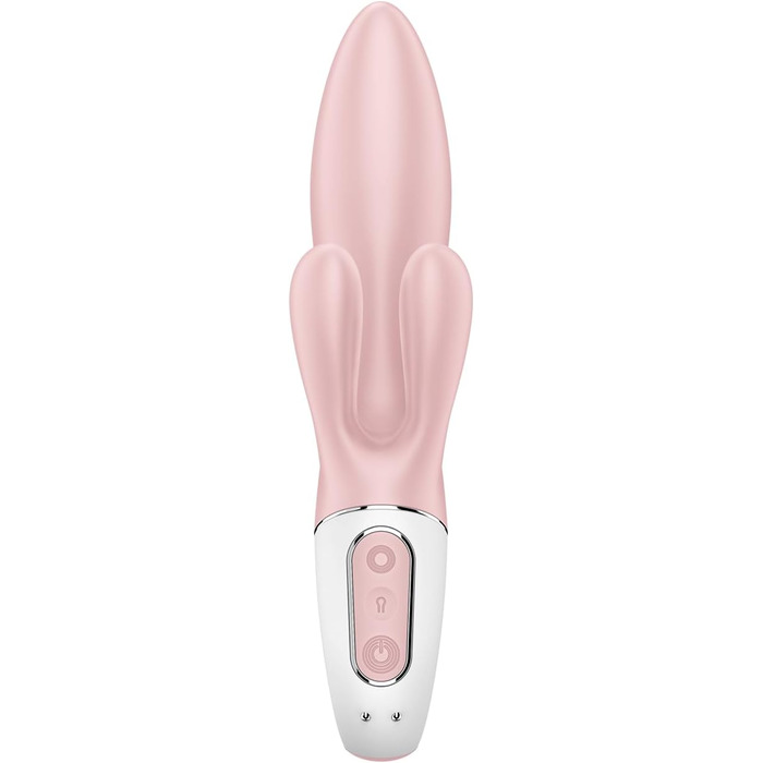 Satisfyer Air Pump Bunny 3: Надувний вібратор-кролик з 12 програмами | IPX7, Силікон