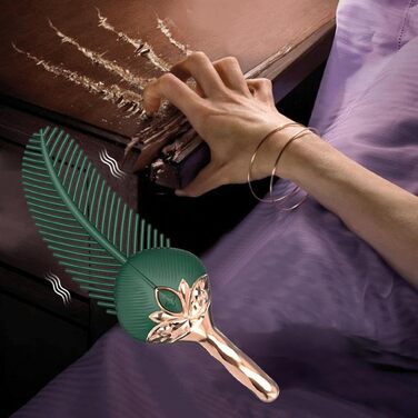 Вібратор Jinqian Mini-Federvibrator для жінок: набір вібраторів з 10 режимів, масажер G-точки, ніпелів та клітора. Іграшки для дорослих, для пар