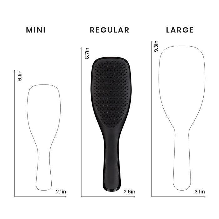 Гребінець-розплутувач для вологого волосся Tangle Teezer The Wet Detangler, Midnight Black (чорний)