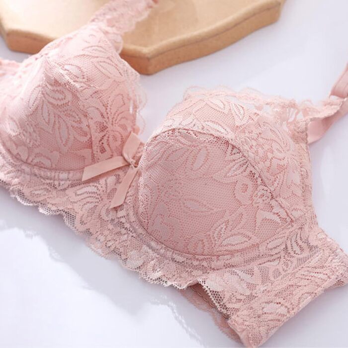 3 шт. комплект бюстгальтерів Fraun з кісточками для жінок з мереживом, регульований пуш-ап, сексуальний бюстгальтер для дівчат, дихаючий, м'який, зручний, Y2K, білизна, бюстгальтер для щоденного використання, #01 (червоний+винний+бежевий), 90C